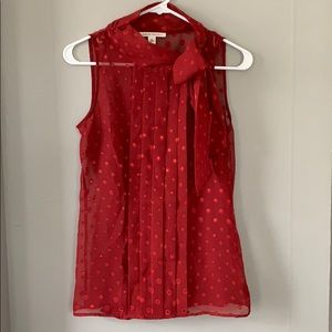 Banana Republic tank w/decorative neck bow size 0